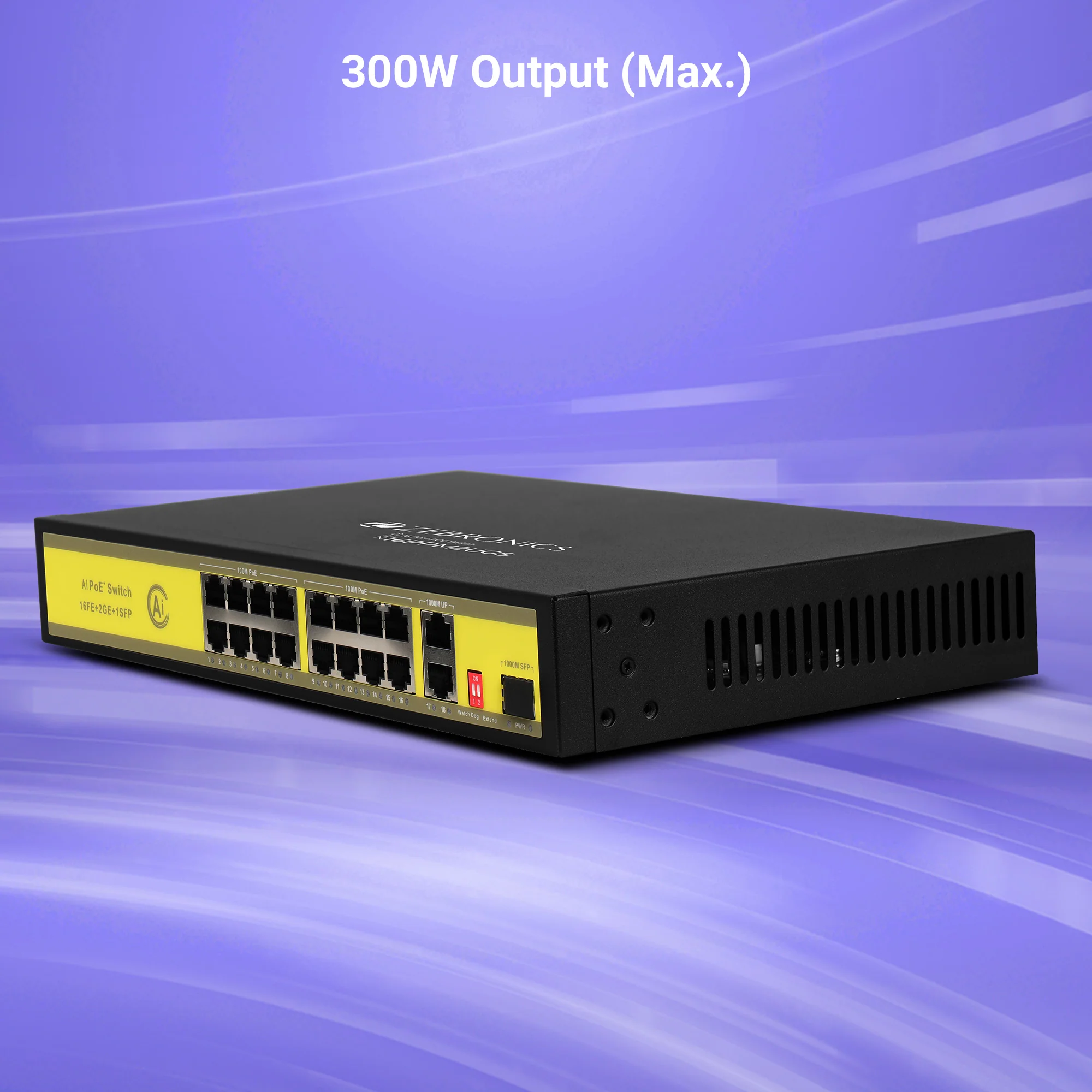 Zeb 16PPM2UGS - 16 Port POE Switch - Image 3