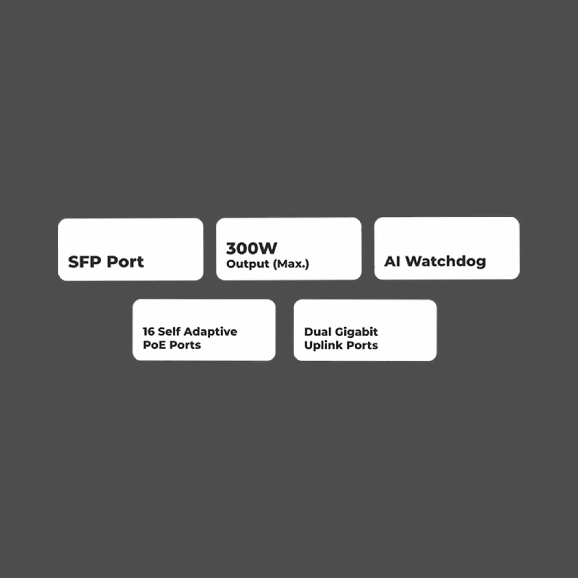 Zeb 16PM2UG1UF 300 - 16 Port POE Switch - Image 2