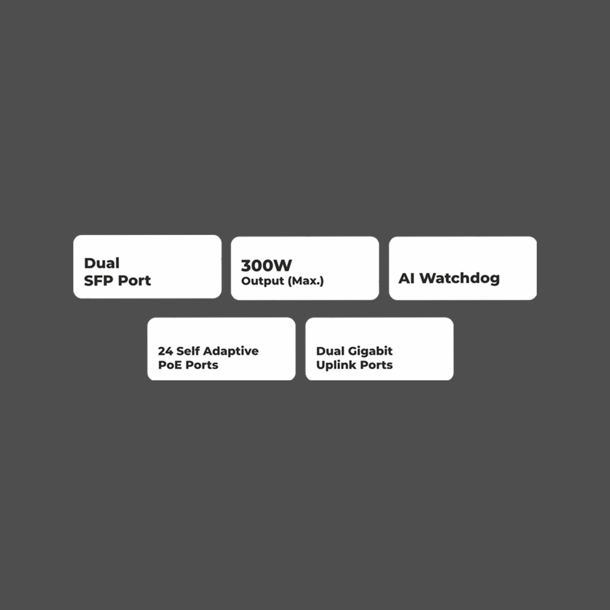Zeb 24PG2UG2UF 300 - 24 Port POE Switch - Image 2