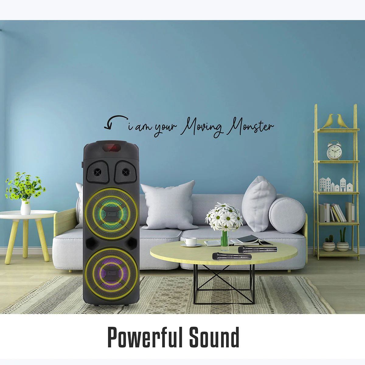 Zeb 451 Moving Monster 2X8L with dual mic - Image 5