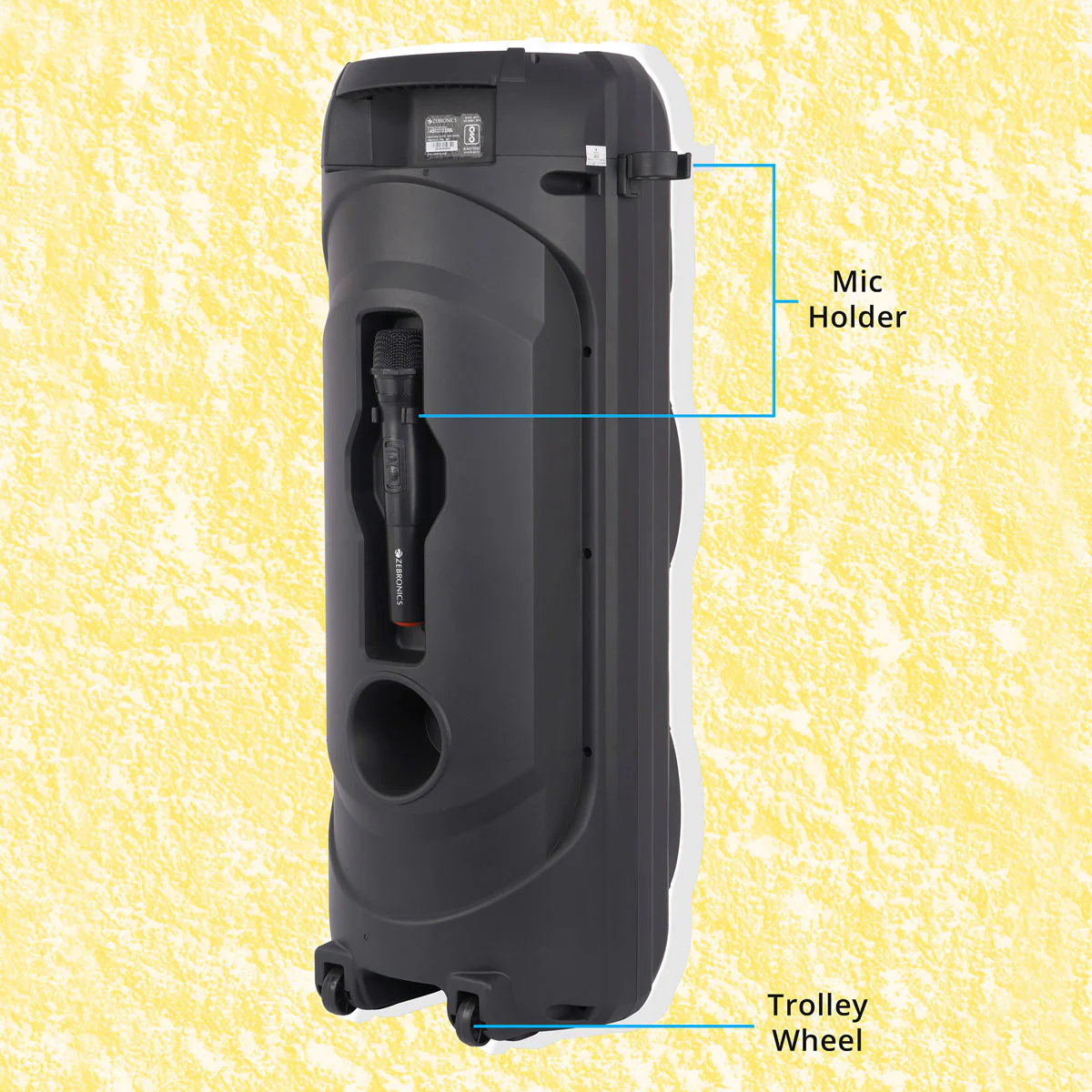 Zeb 451 Moving Monster 2X8L with dual mic - Image 7