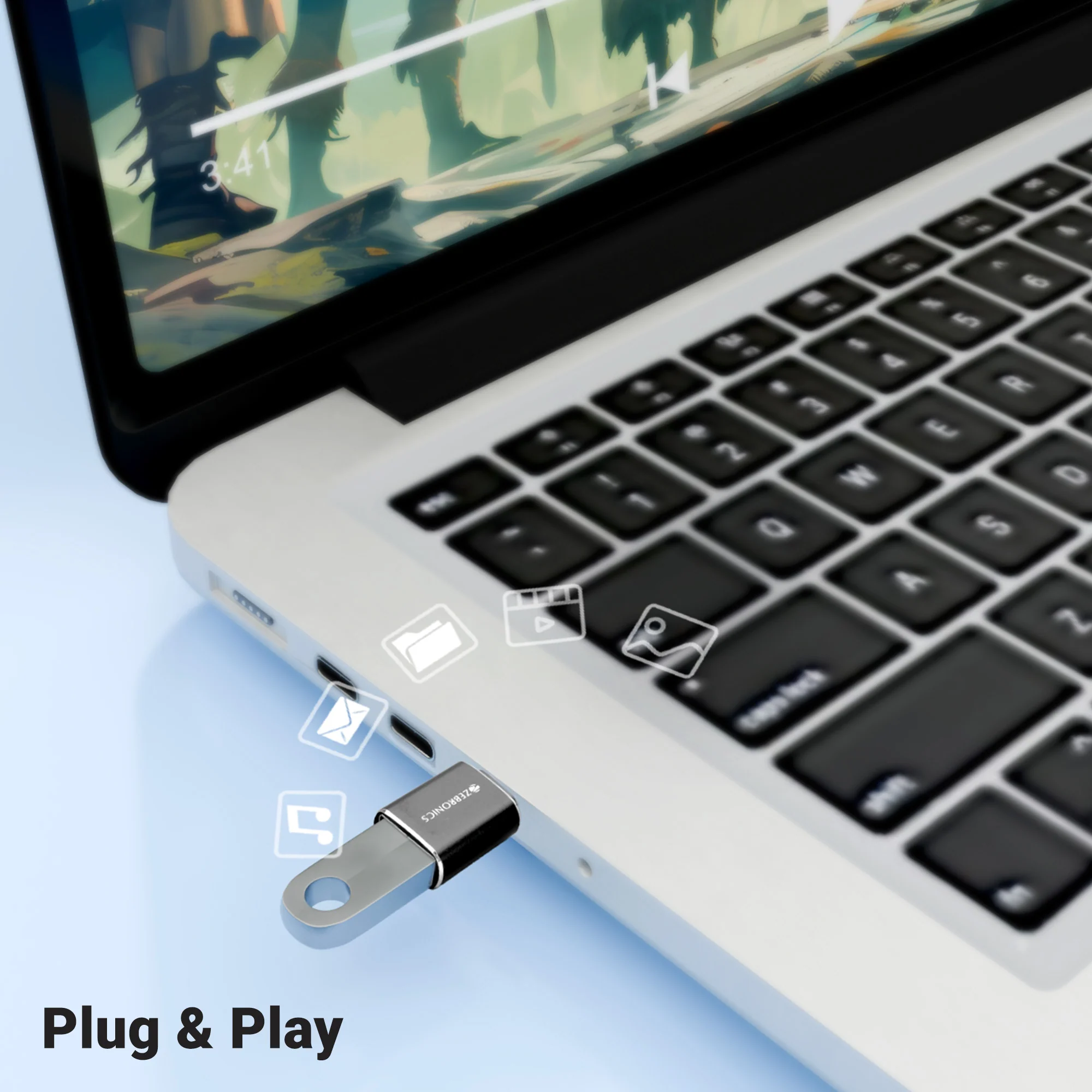 Zeb ATC 1 USB Type A to Type C Converter - Image 4