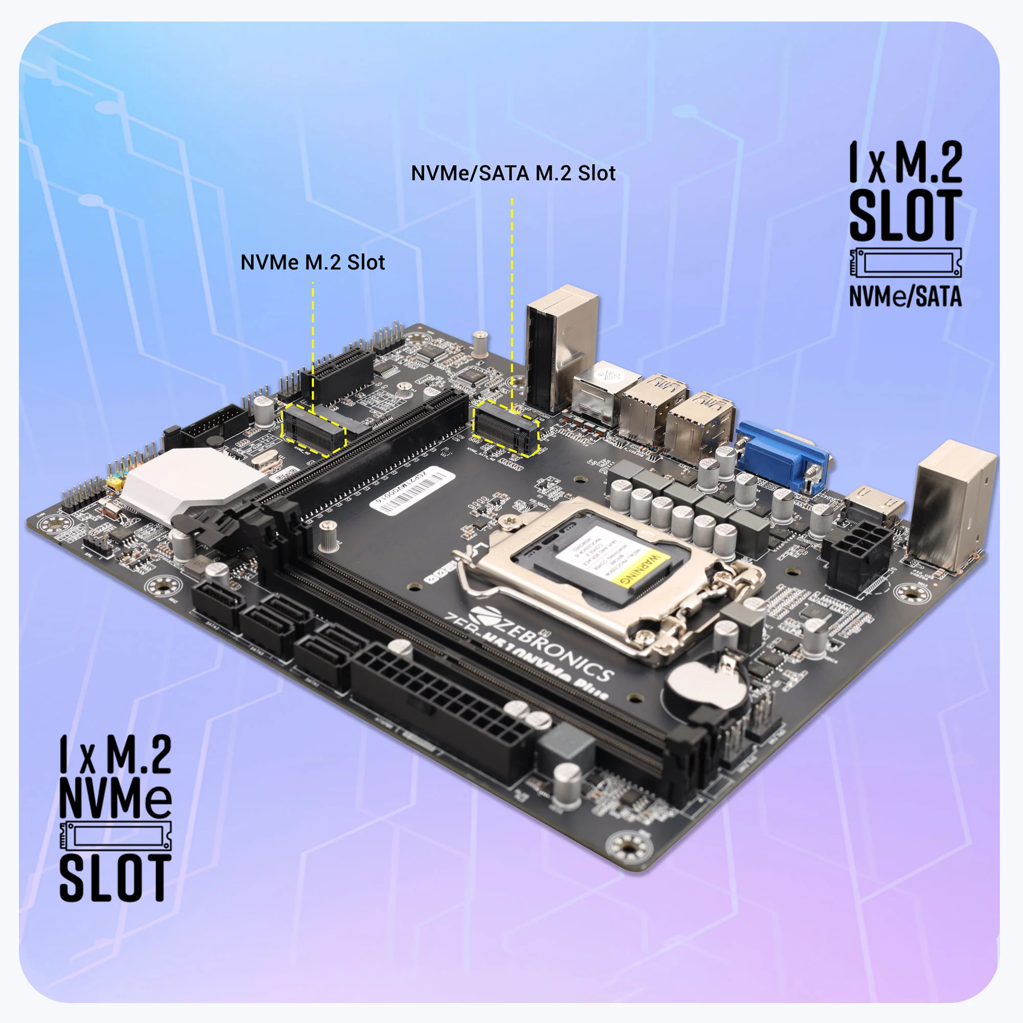 Zeb H510NVMe Plus - LGA 1200 Socket - Image 4