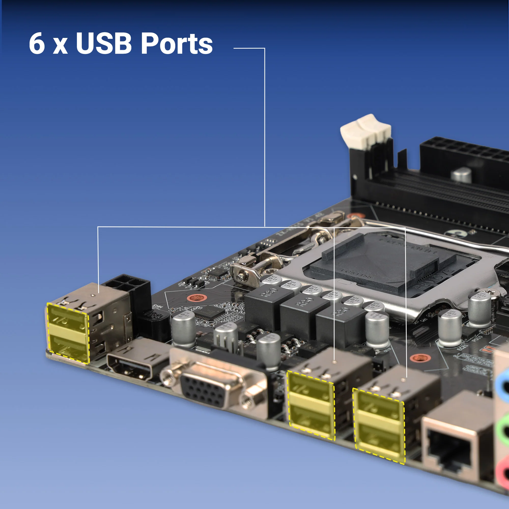Zeb H61SM2 - LGA 1155 SOCKET - Image 10
