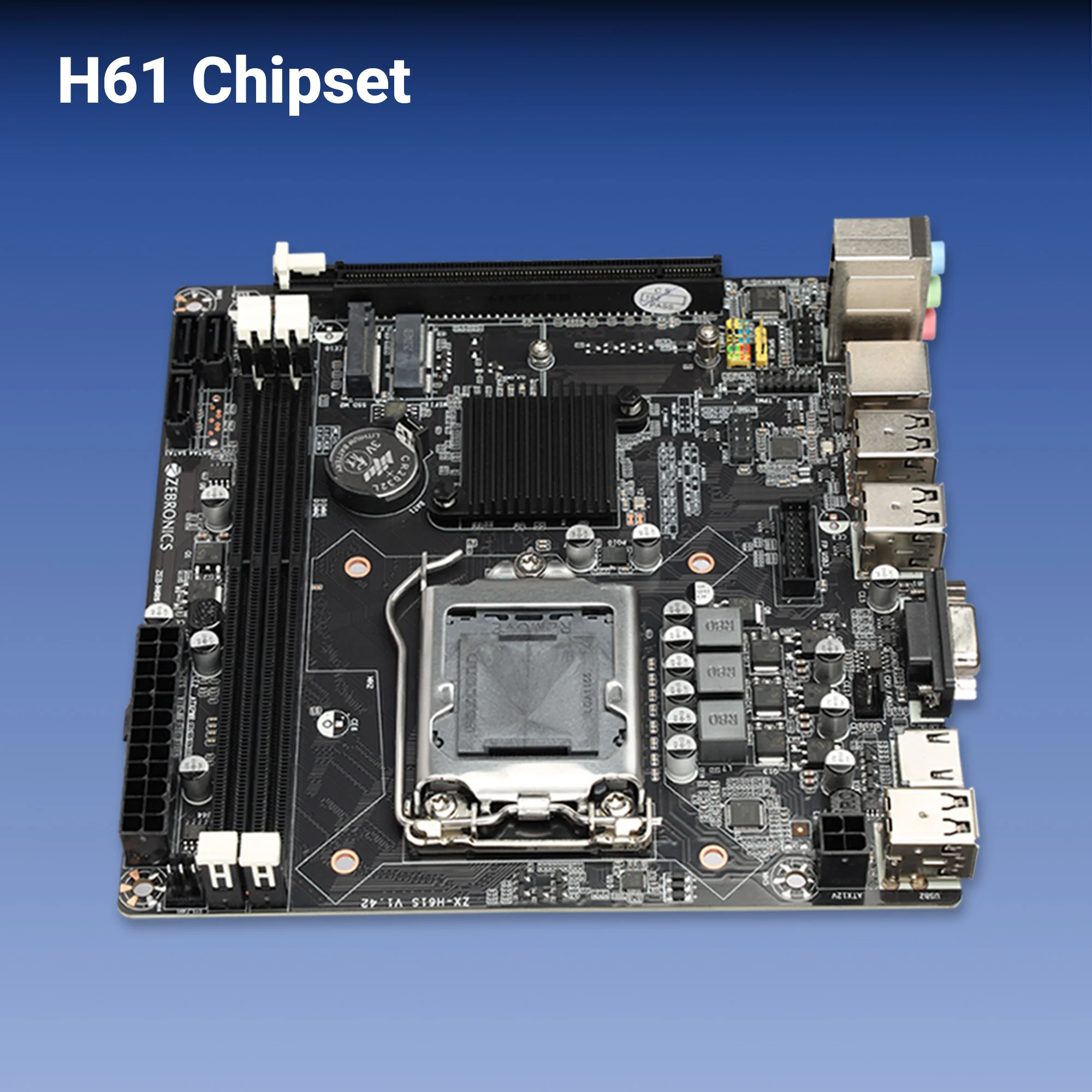 Zeb H61SM2 - LGA 1155 SOCKET - Image 4