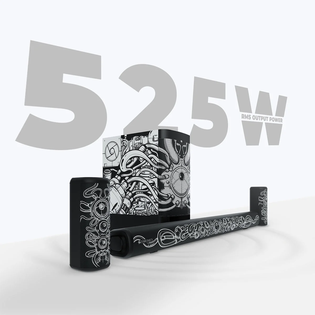 Zeb Juke Bar 9400 Pro Dolby 5.1 (Santanu Edition) - Image 4