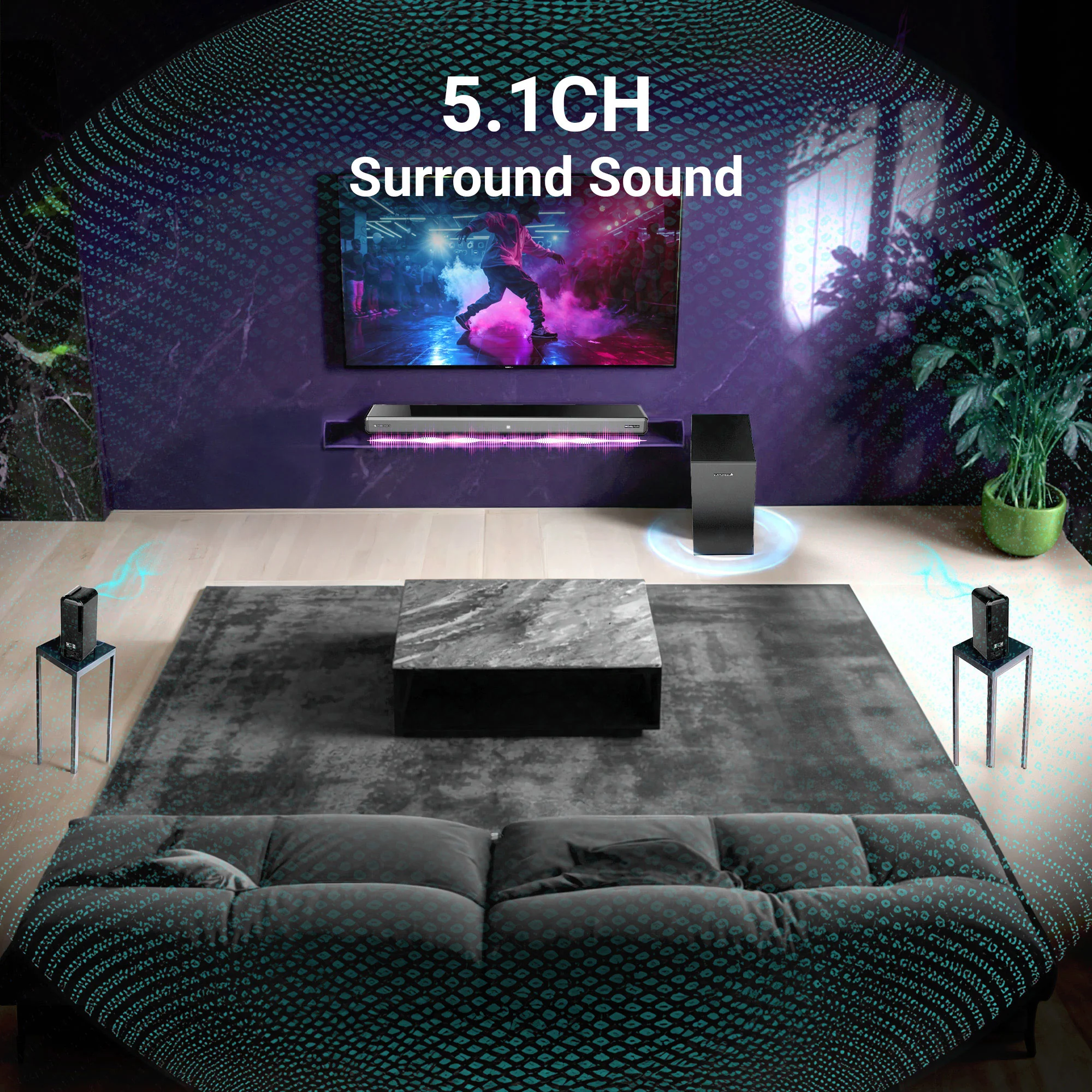 Zeb Juke bar 9510WS Pro Dolby 5.1 - Image 3
