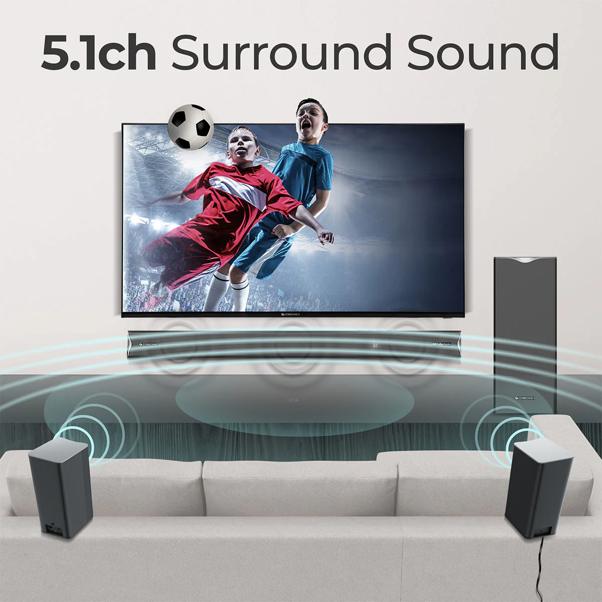Zeb Juke Bar 9520 WS Pro Dolby 5.1 - Image 7