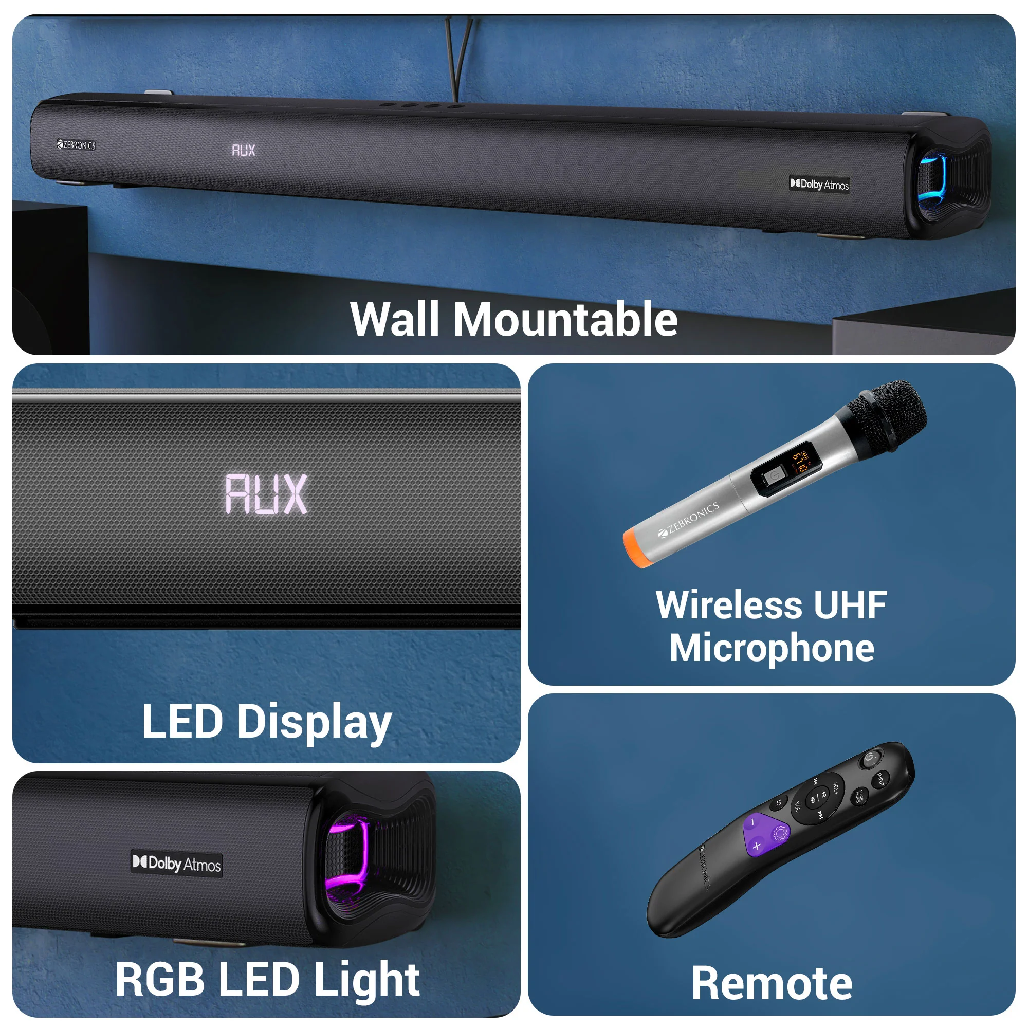 Zeb Juke bar 9850 DWS Pro Dolby Atmos - Image 7