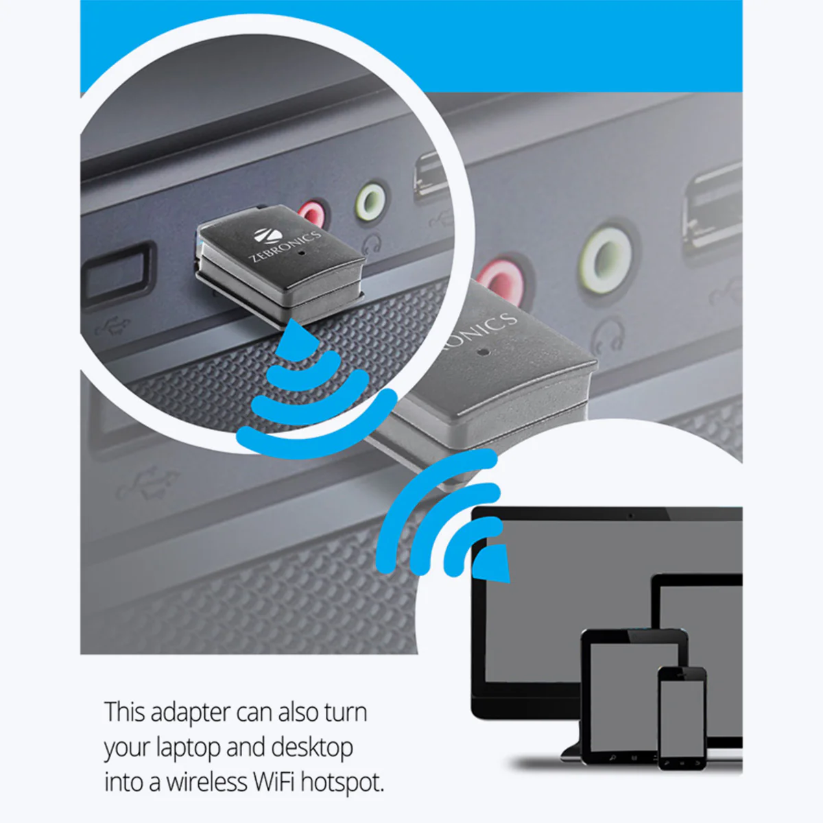 Zeb USB300WF WiFi USB Adapter - Image 4